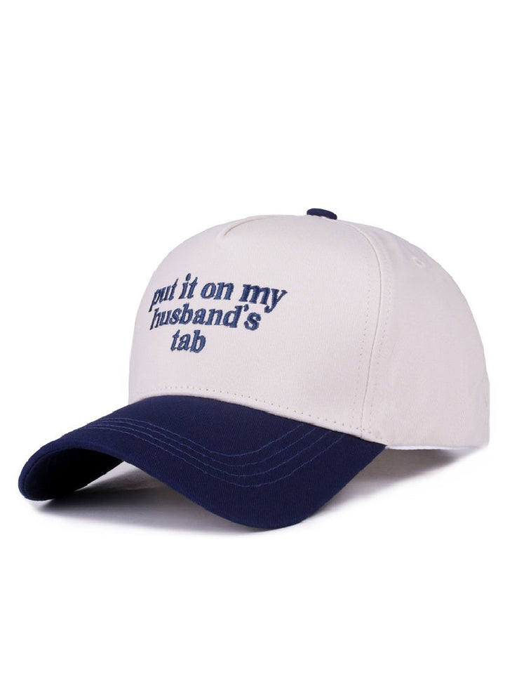 Put It On My Husband's Tab Hat - Two Tone