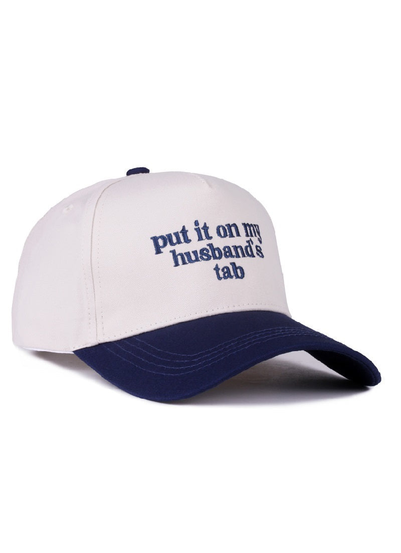 Put It On My Husband's Tab Hat - Two Tone