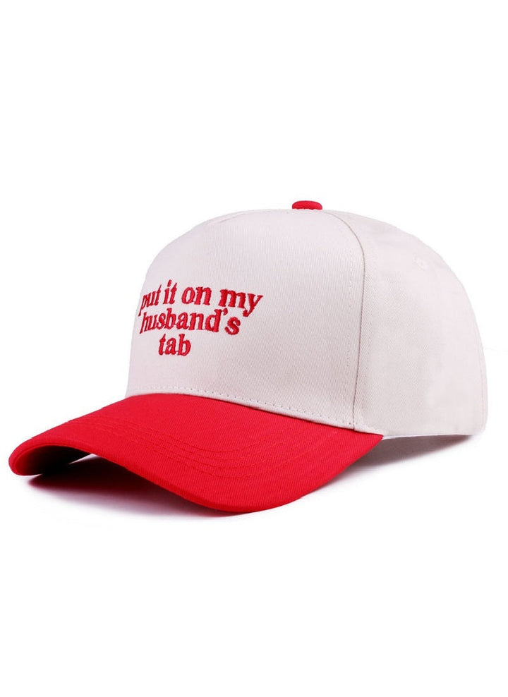Put It On My Husband's Tab Hat - Two Tone