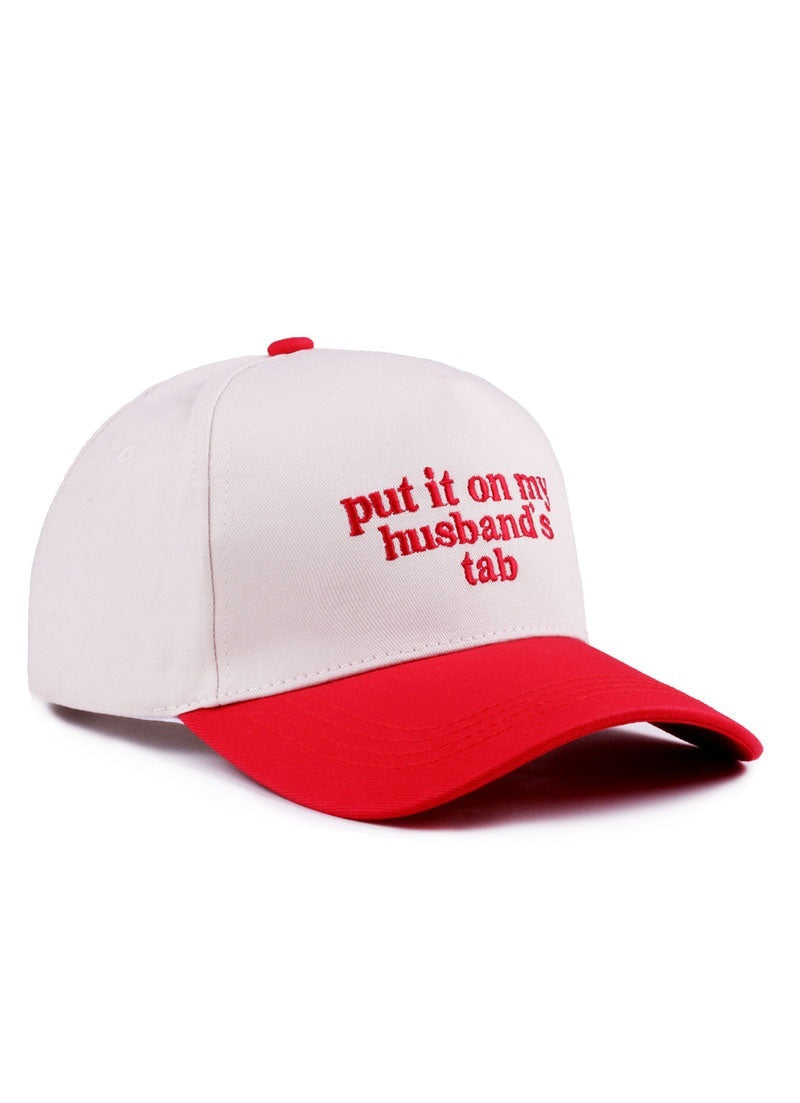 Put It On My Husband's Tab Hat - Two Tone