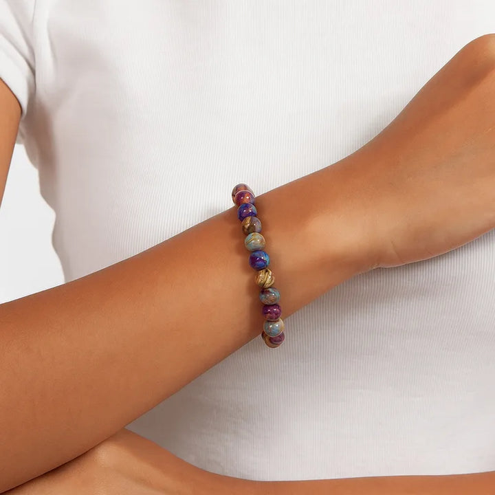 Emperor Stone Stretch Bracelet
