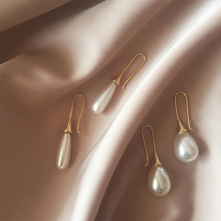 Pearly Droplet Earring