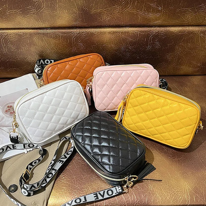 Love Strap Quilted Crossbody