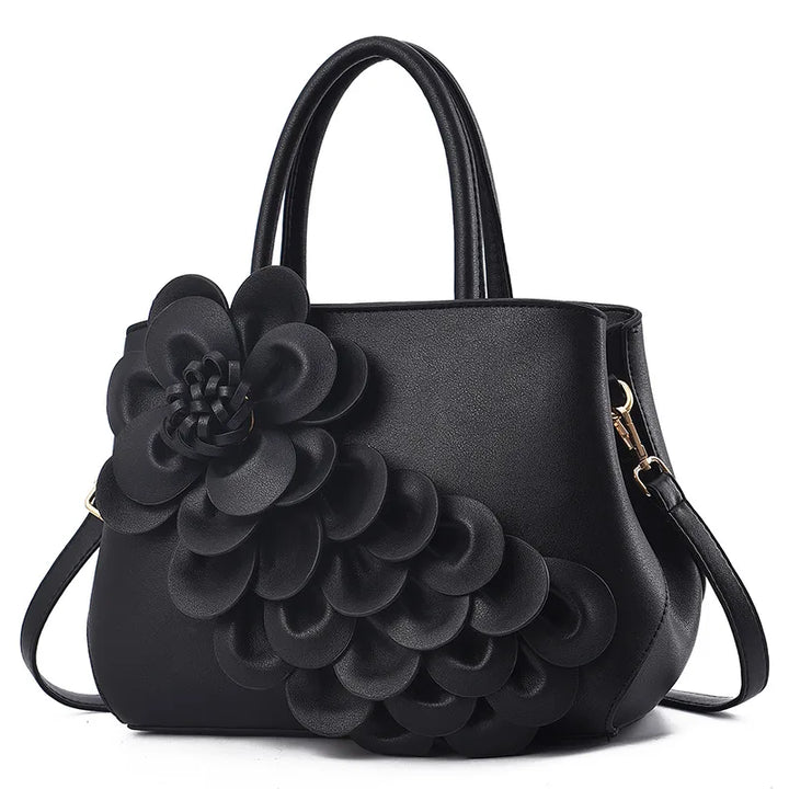 Faux Floral Handbag