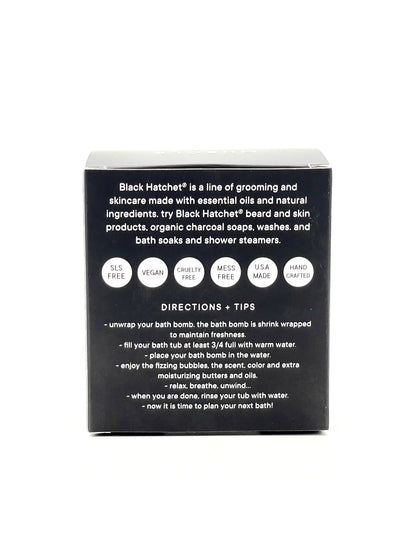 Black Hatchet Bath Bomb - Muscle Soak