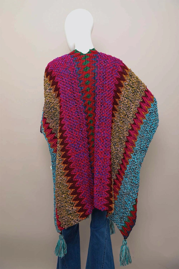 Bold Crochet Ruana