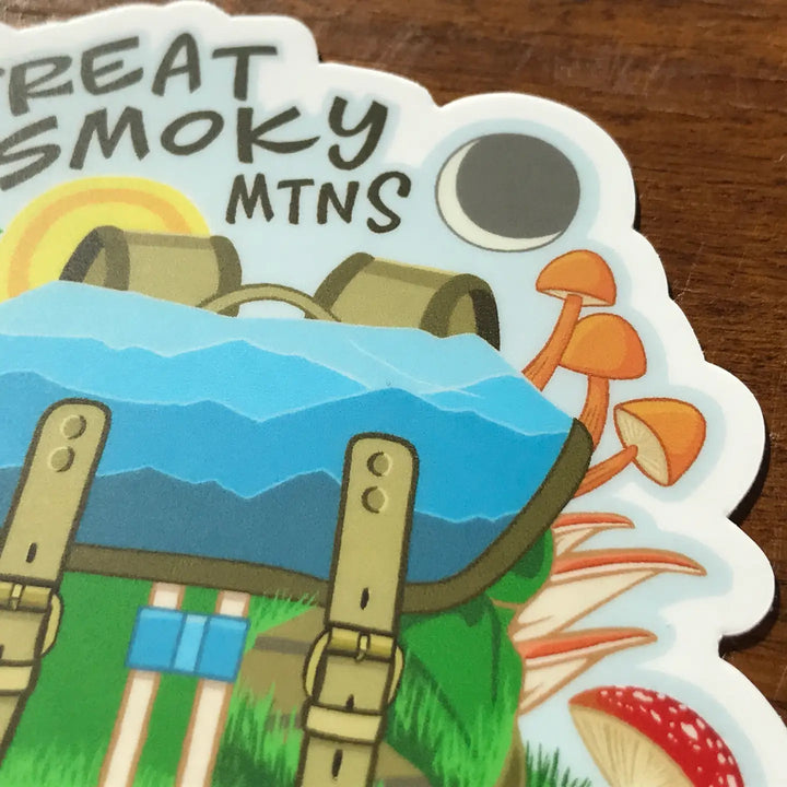 Great Smoky Mountain Backpack Sticker