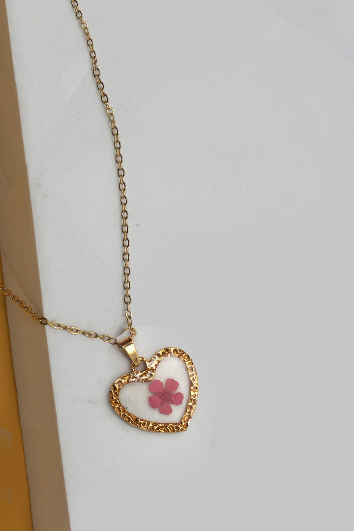 Pressed Flower Necklace Collection