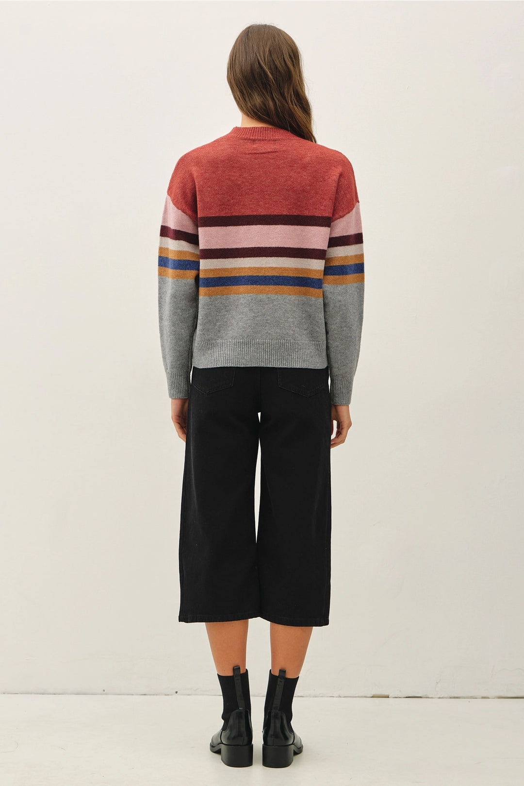 Striped Knit Sweater