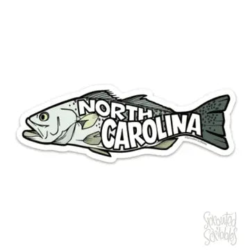 North Carolina Fishing Sticker