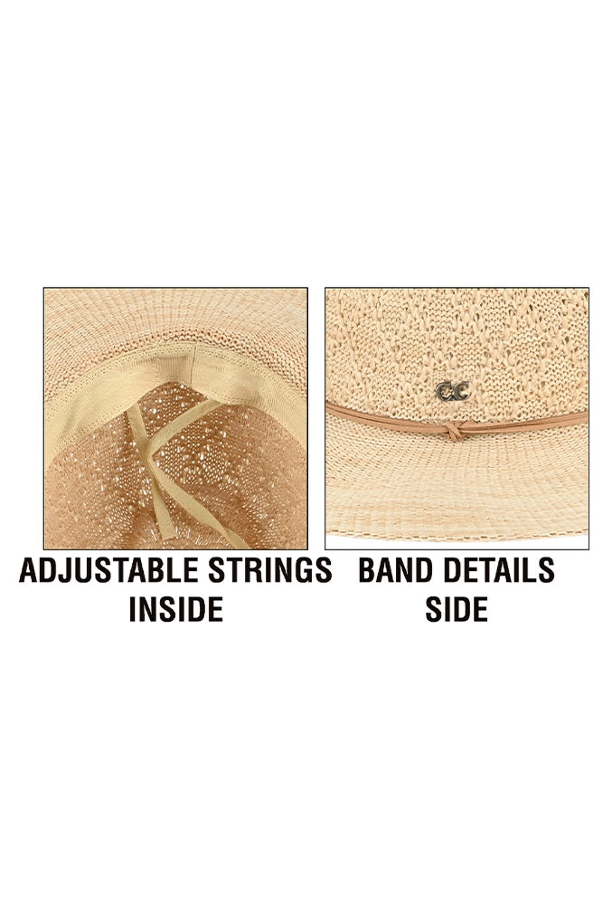 Packable Straw Panama Hat
