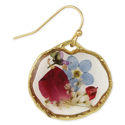 Pressed Flowers Earring Collection