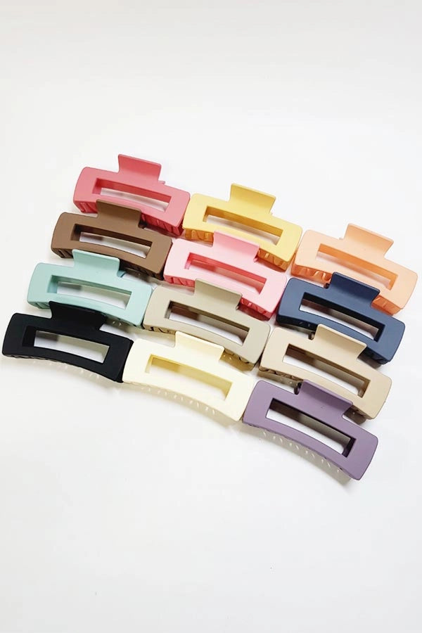 4" Matte Rectangle Clip