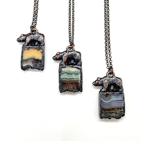 Amethyst Bear Pendant