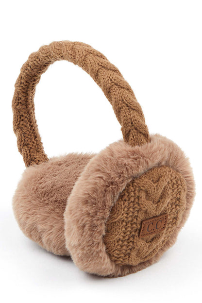 Braided Cable Knit Ear Muffs