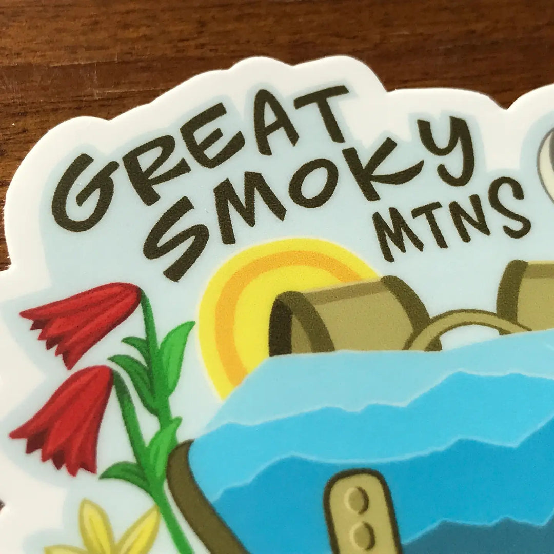 Great Smoky Mountain Backpack Sticker