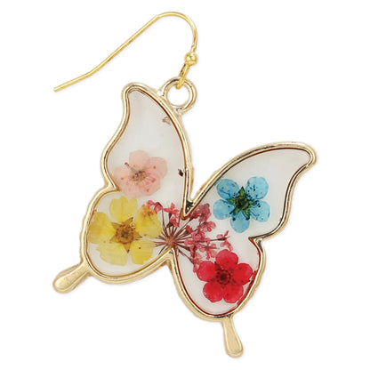 Pressed Flowers Earring Collection