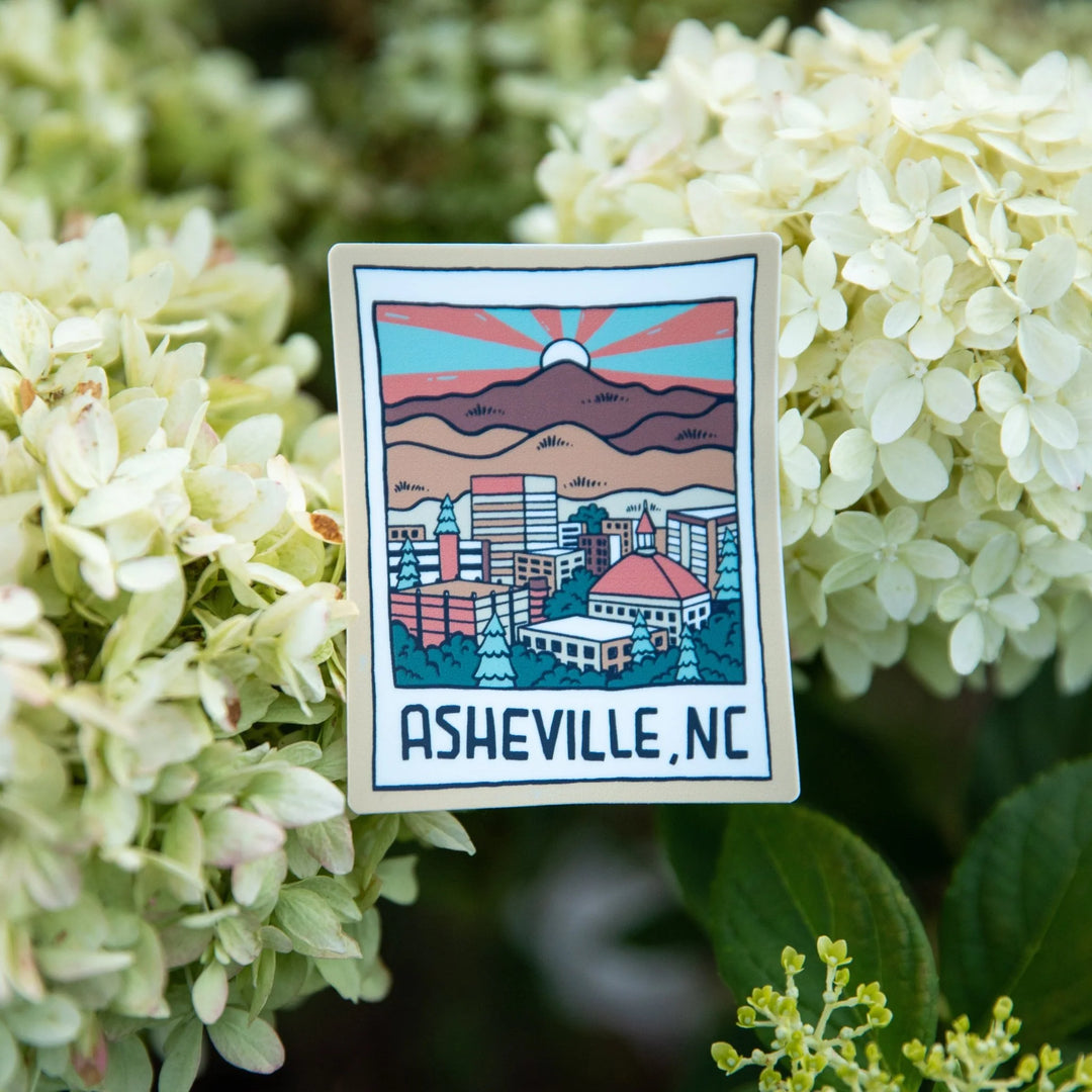 Asheville Polaroid Sticker