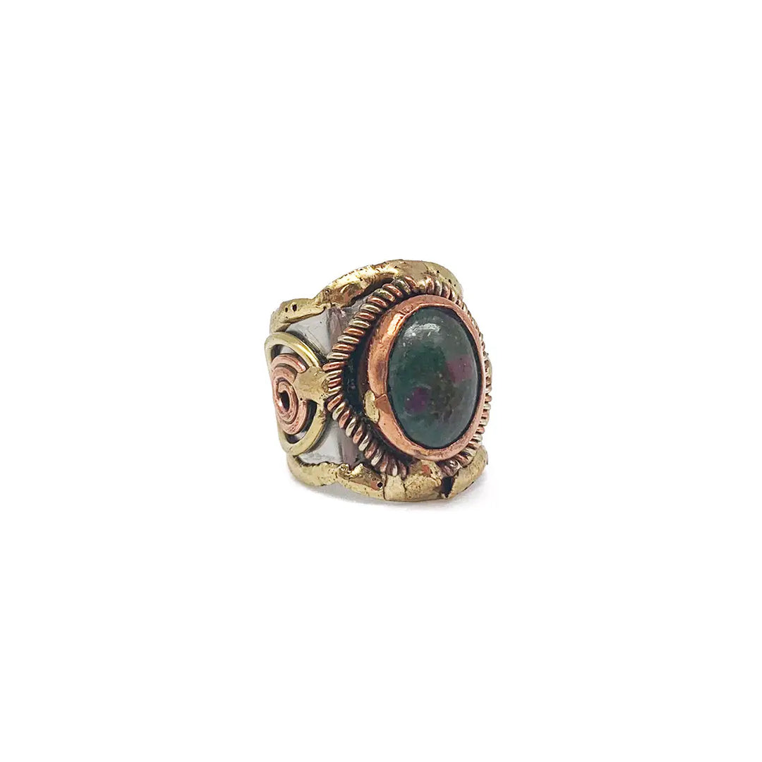 Anju Oval Stone Ring
