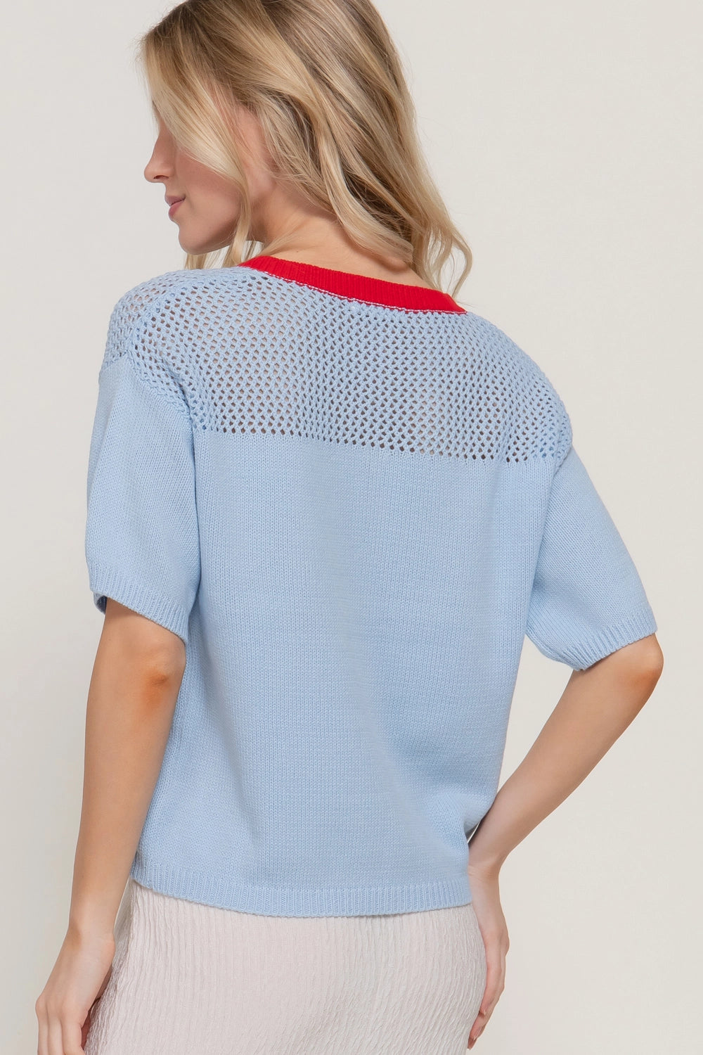 Nautical Theme Knit Top