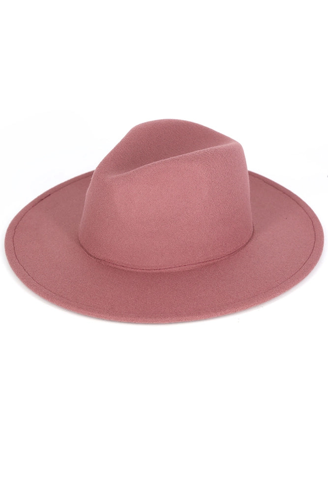 Solid Felt Panama Hat