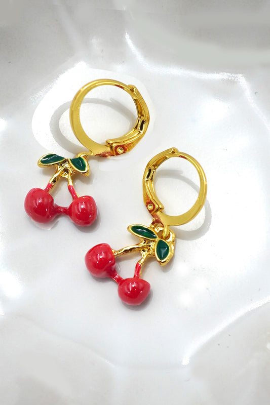 Cherry Charm Huggies