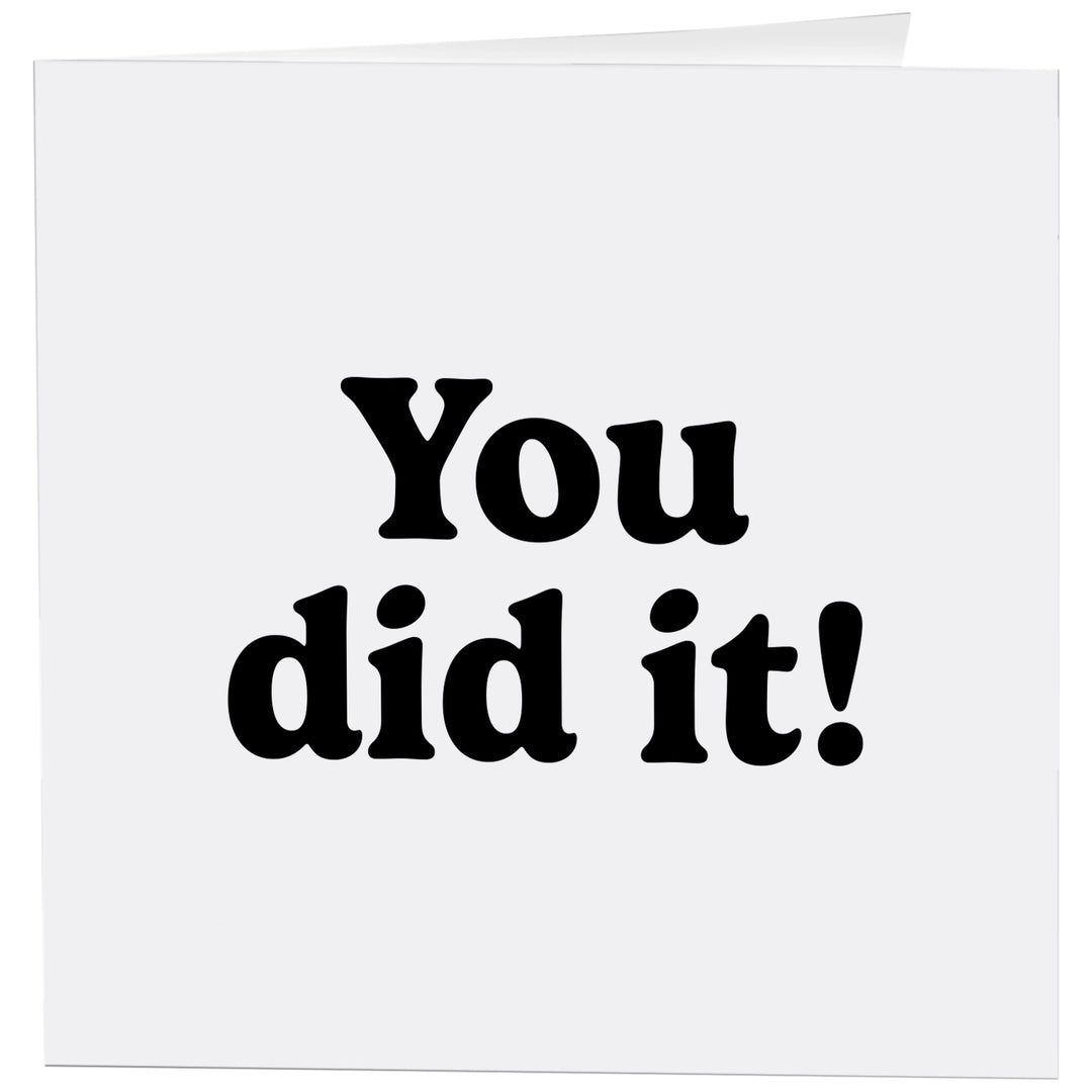 Quotable Greeting Card - B&W