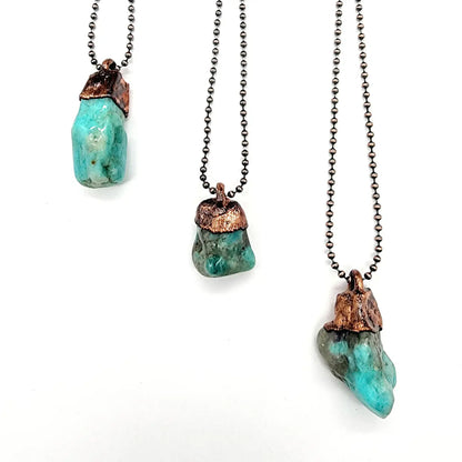 Merging Metals Ball Chain Necklace