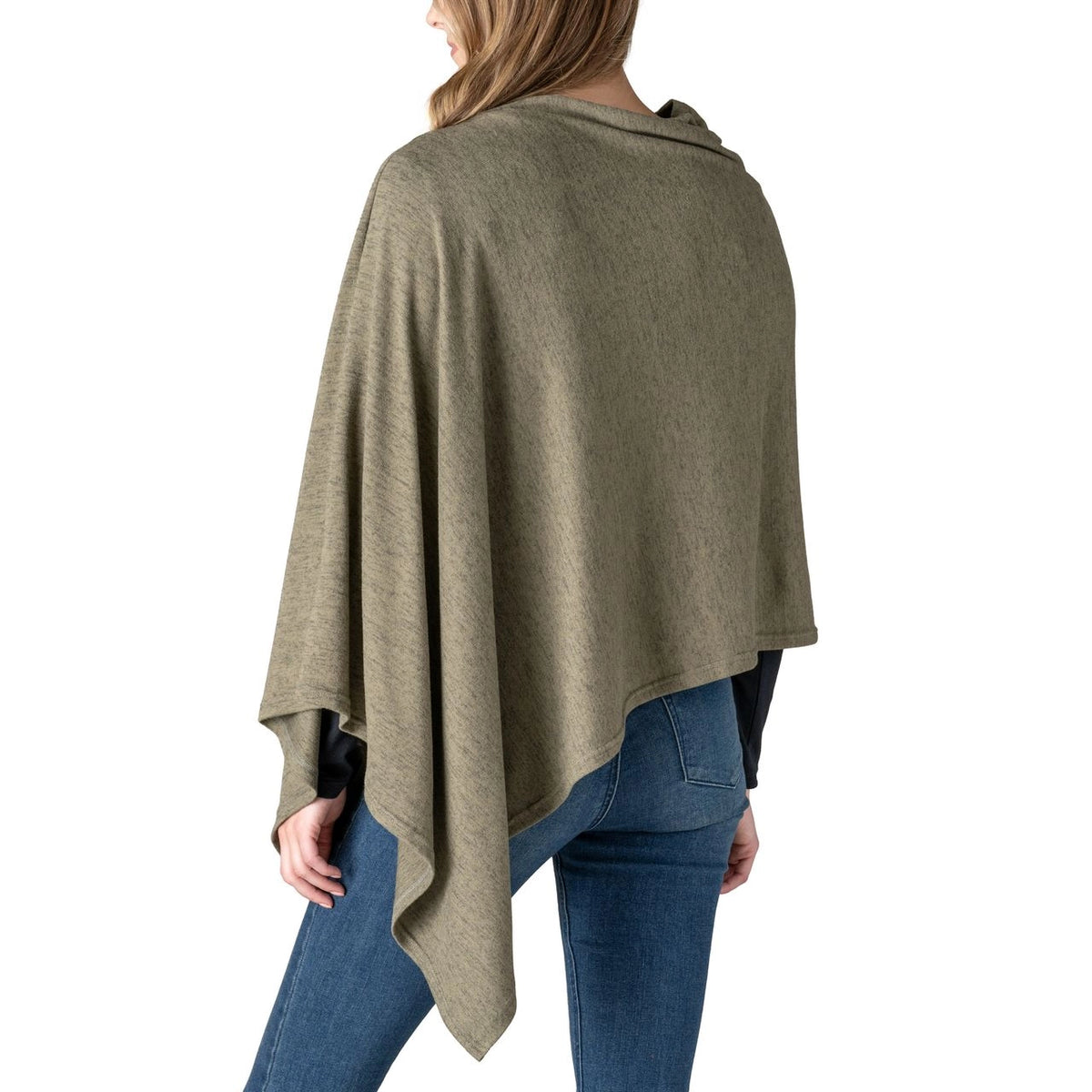 Diagonal Cut Carolina Poncho