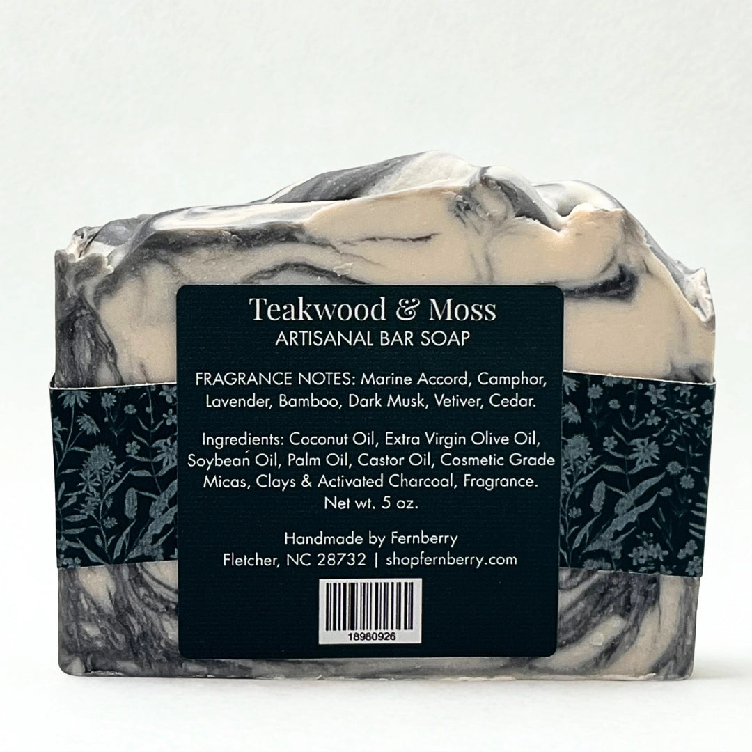 Teakwood + Moss - Artisanal Bar Soap