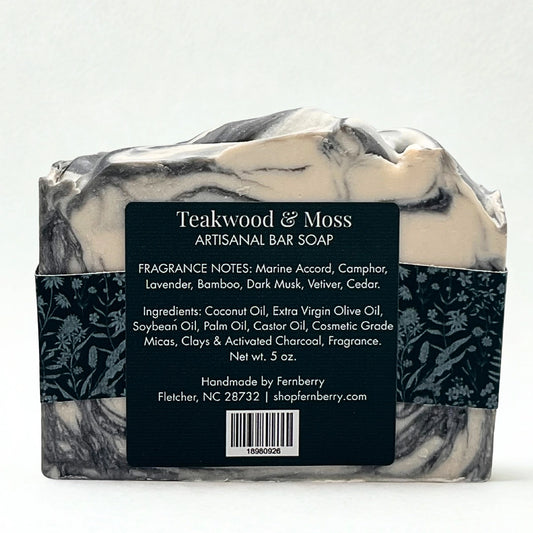 Teakwood + Moss - Artisanal Bar Soap
