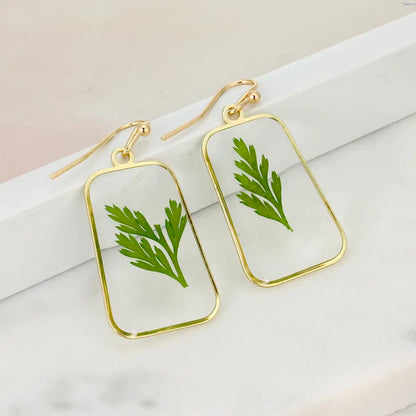 Pressed Flowers Earring Collection