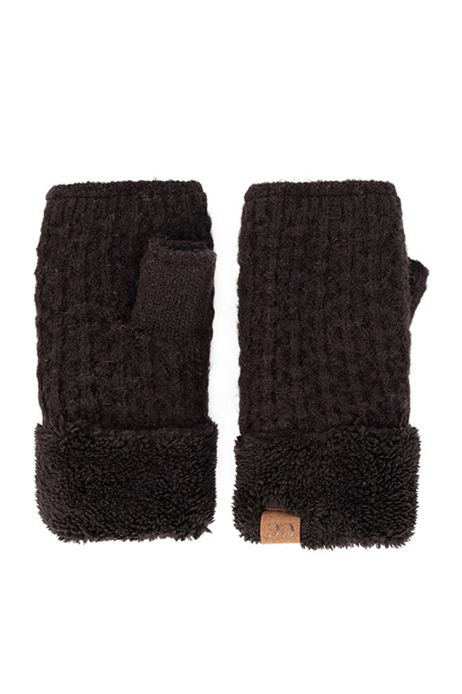 Smock Stitch Fingerless Gloves
