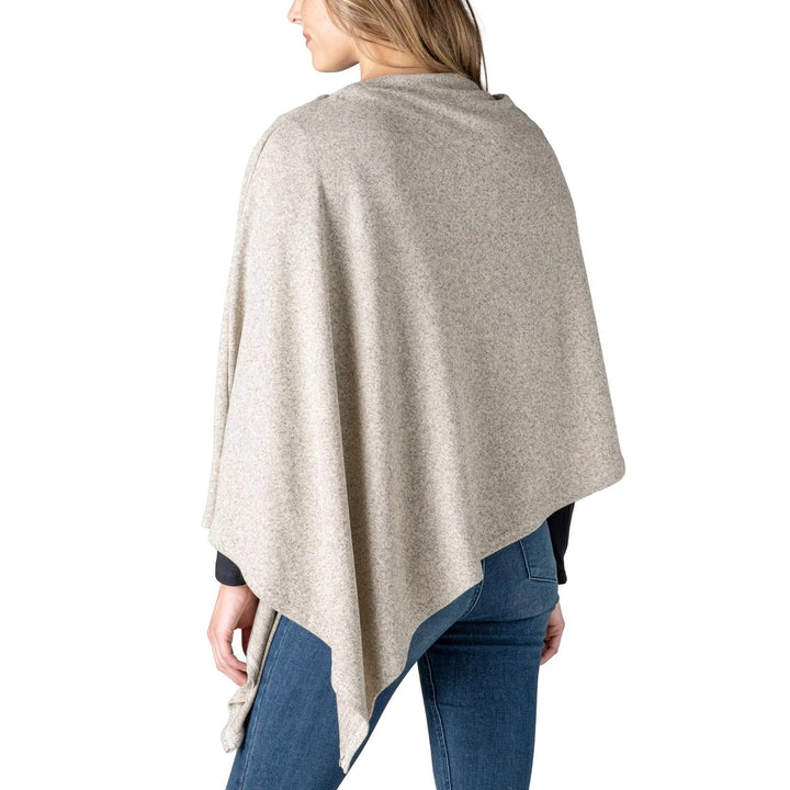 Diagonal Cut Carolina Poncho