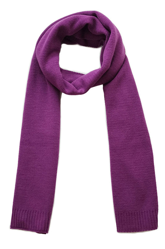 Solid Color Winter Scarf