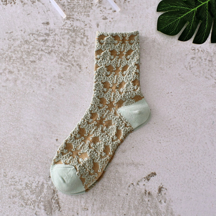 Embossed Women's Socks