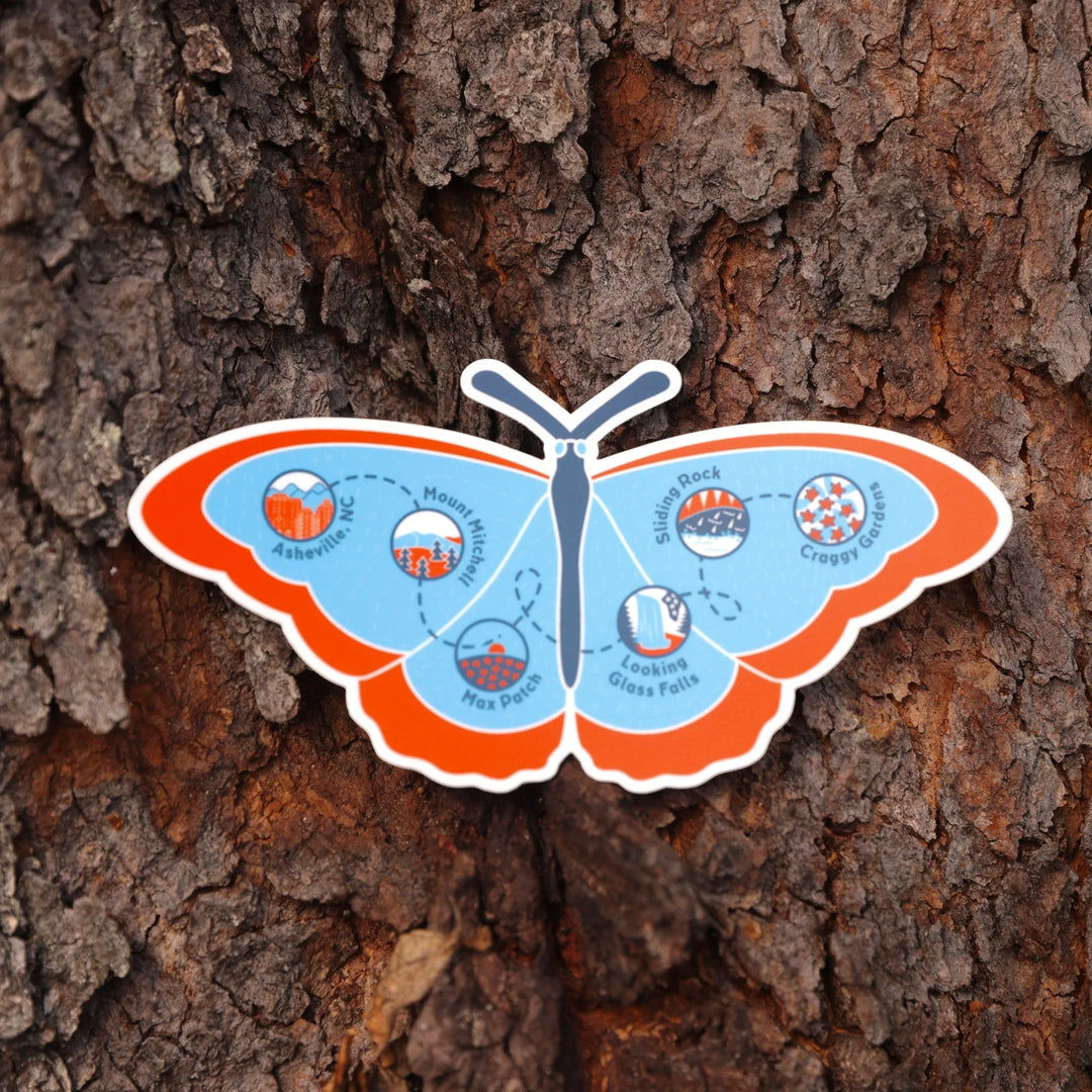 Butterfly Trails Sticker