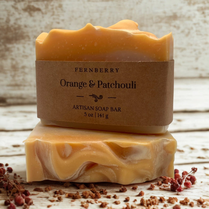 Fernberry Vegan Soap Slice - Orange + Patchouli