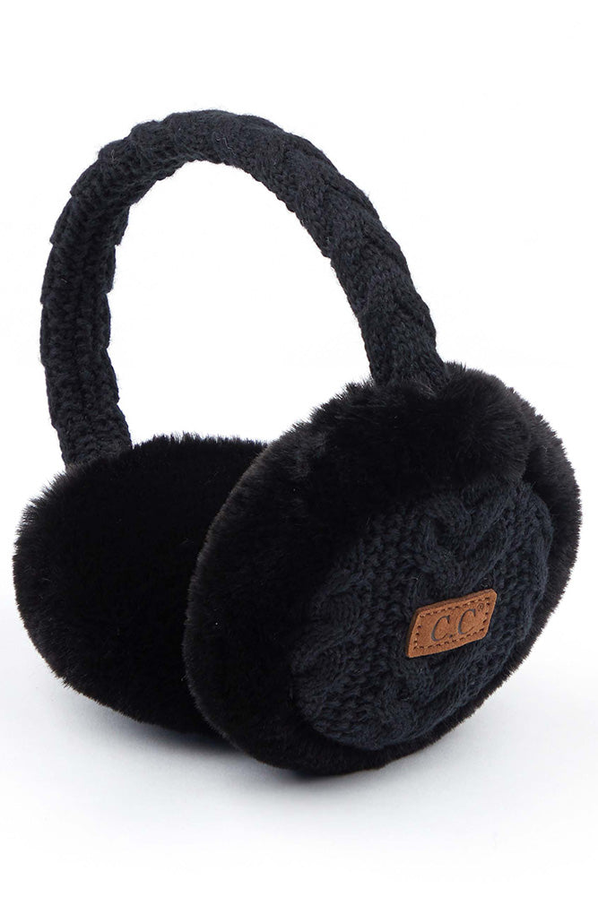 Cable Knit Ear Muffs