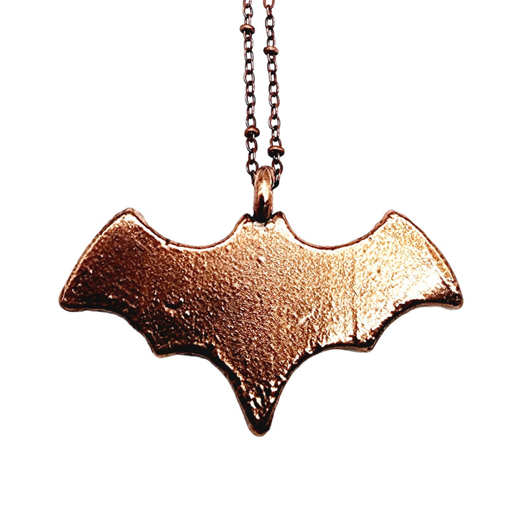 Fossilized Wood Bat Necklace