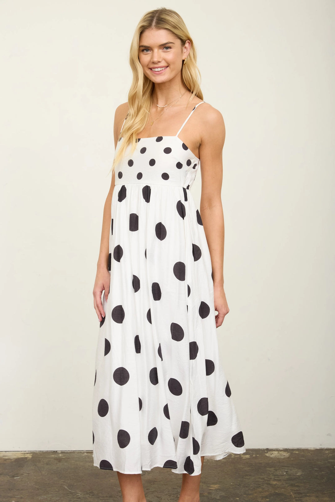 B + W Polka Dot Dress