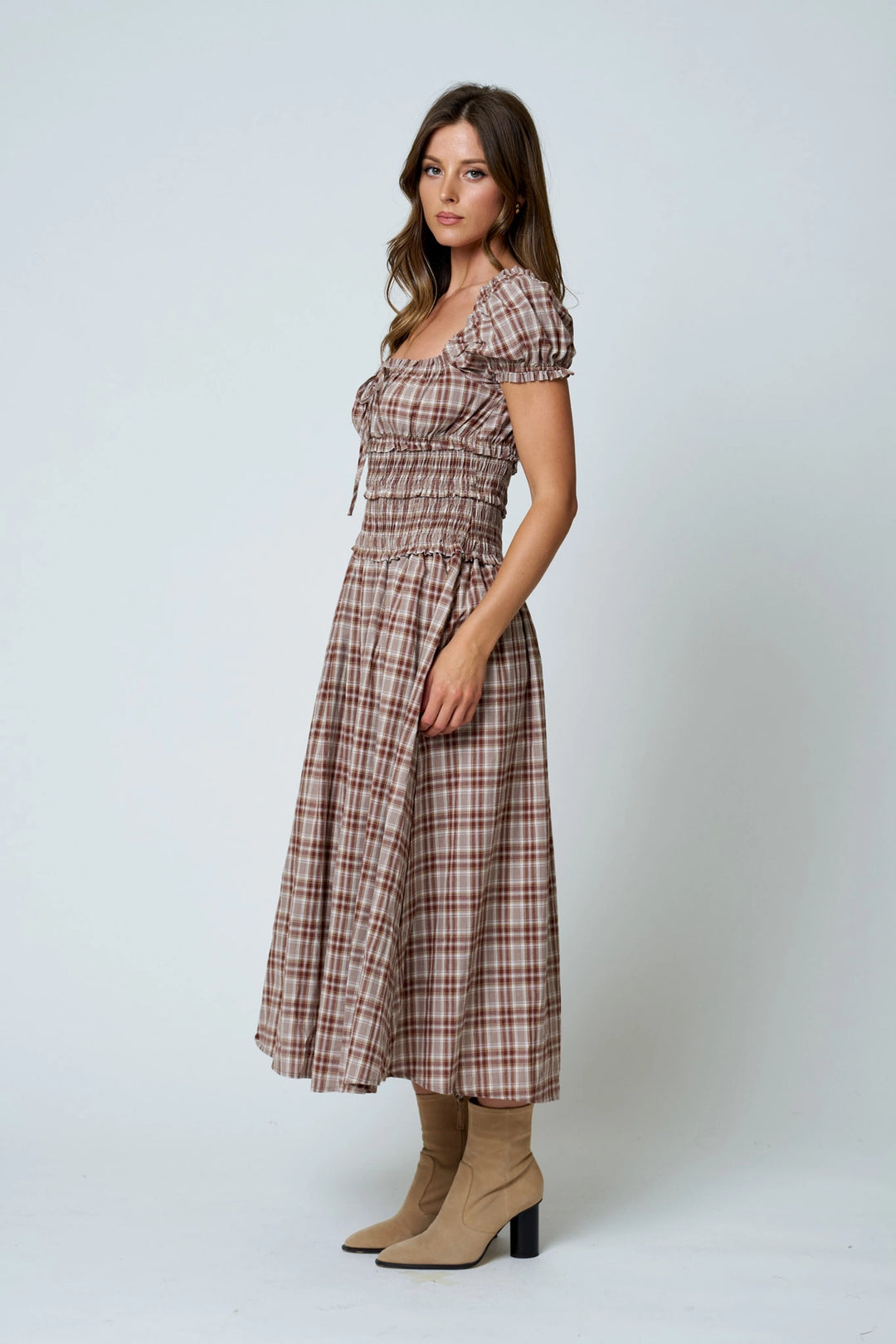Plaid Corset Dress