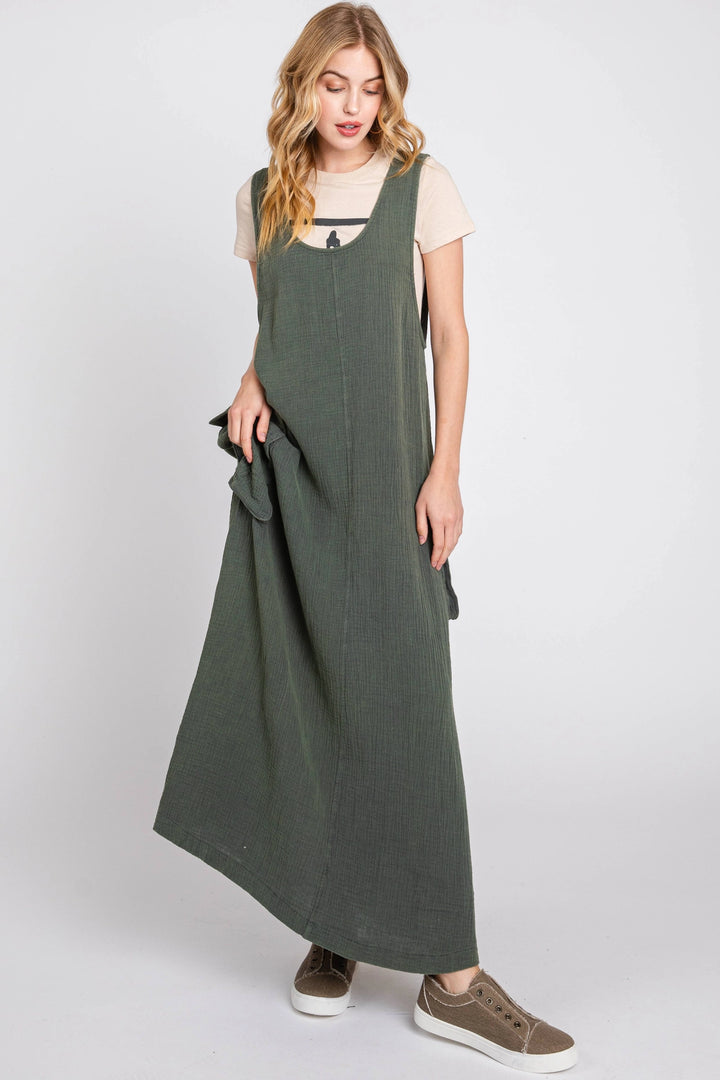 Mineral Washed Cargo Dress