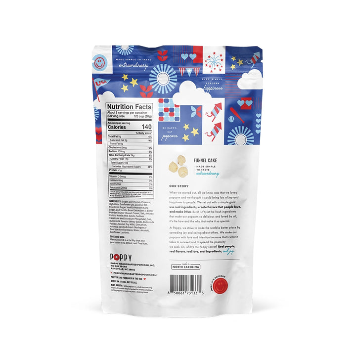 Poppy Handcrafted Popcorn - Funnel Cake