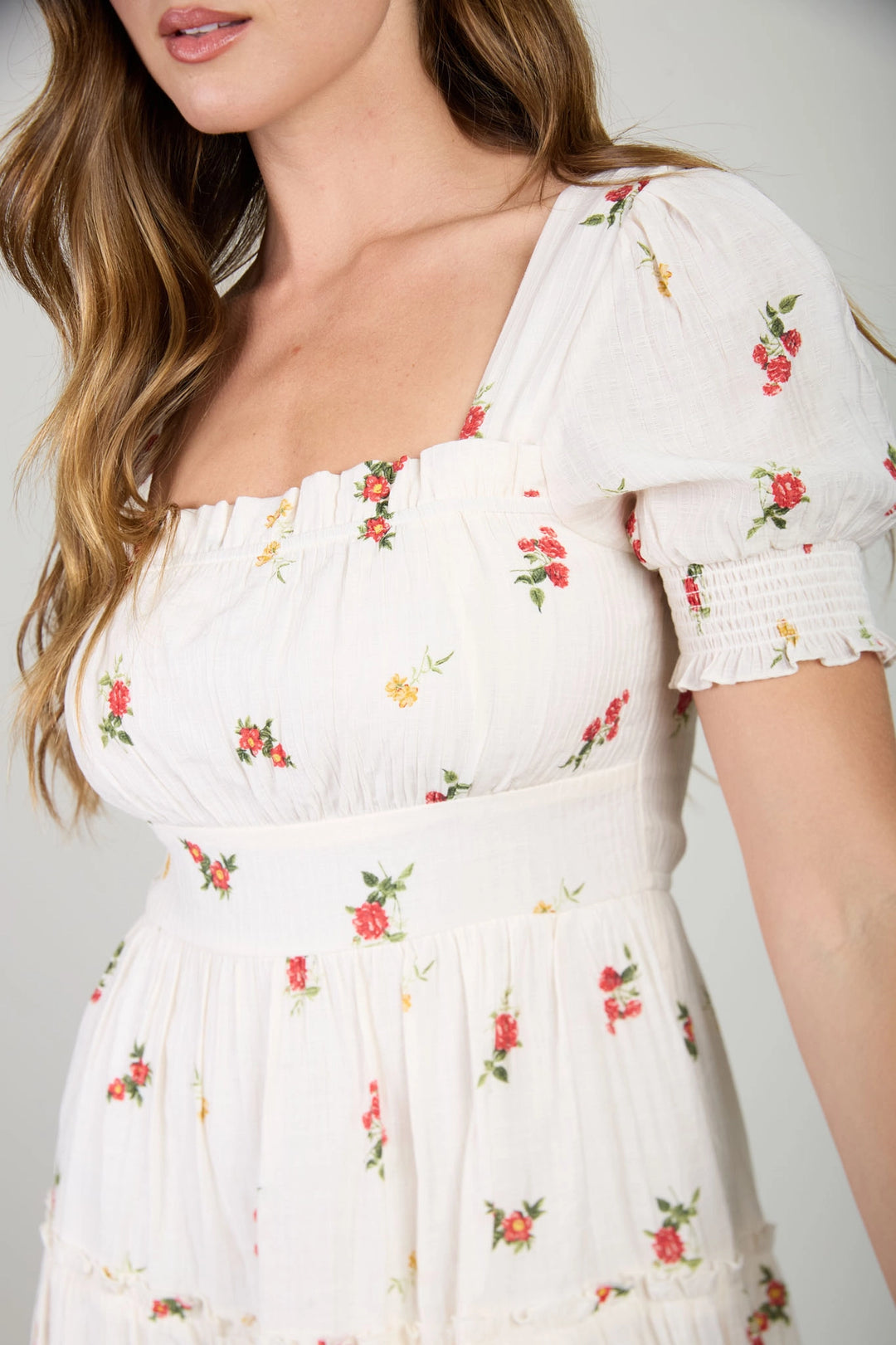 Dainty Flower Mini Dress