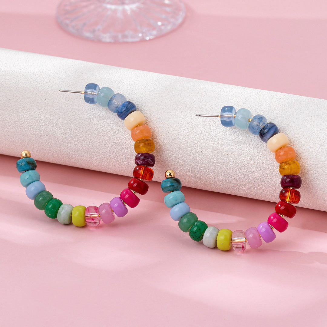 Color Palette Hoop Earring