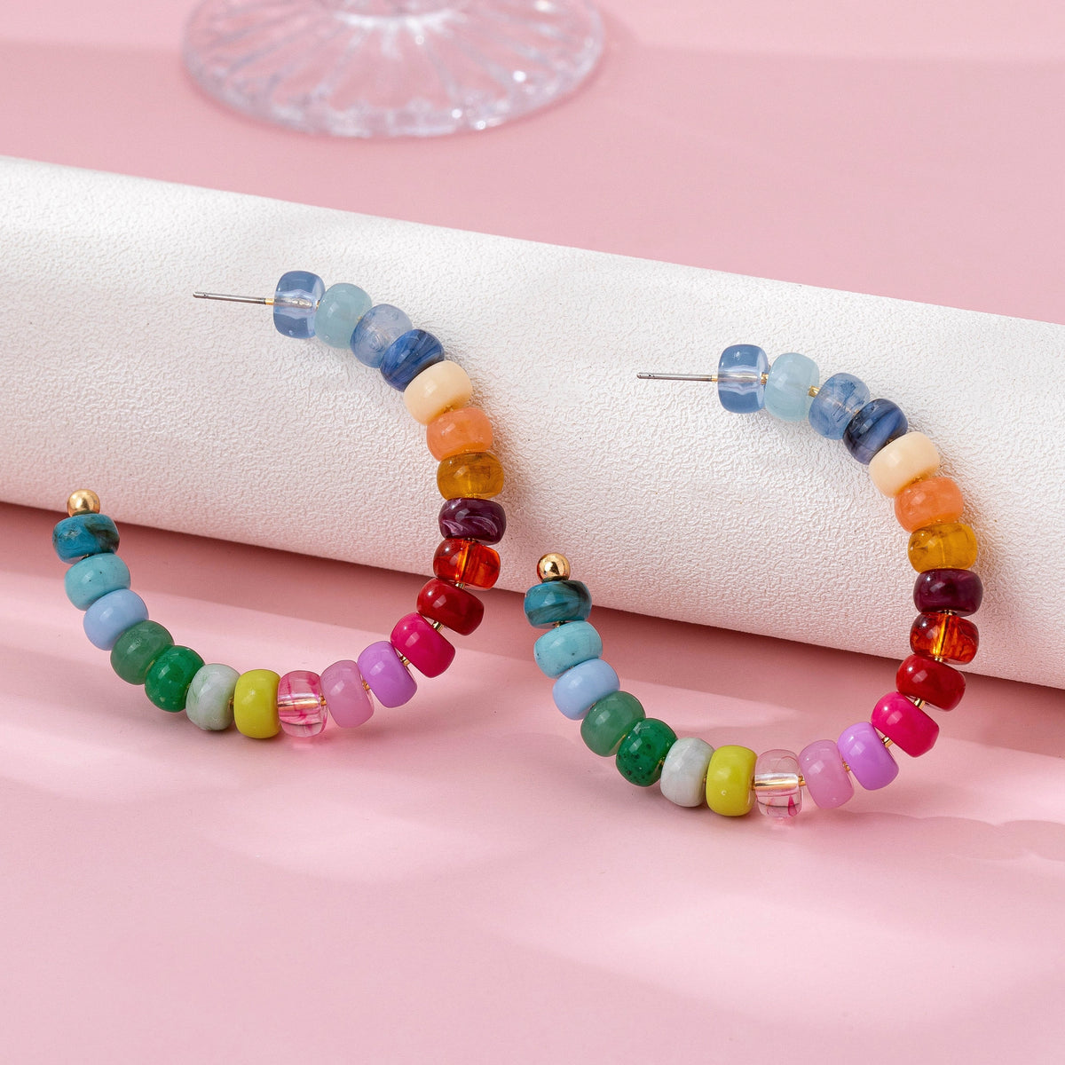 Color Palette Hoop Earring