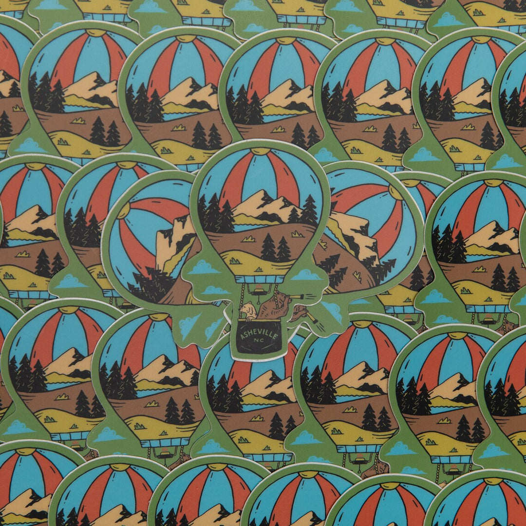 Sky High - Asheville Sticker