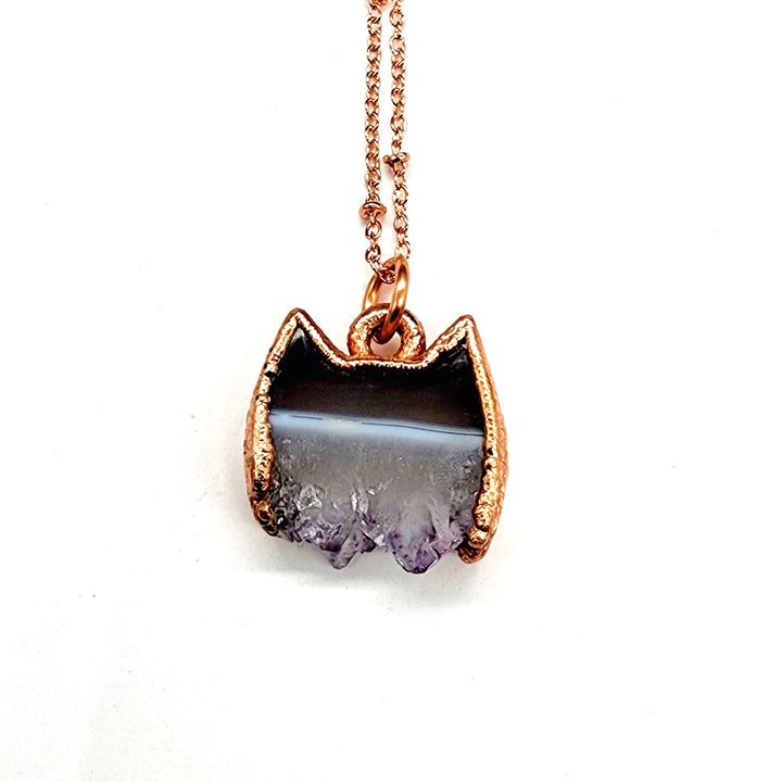 Amethyst Cat Pendant