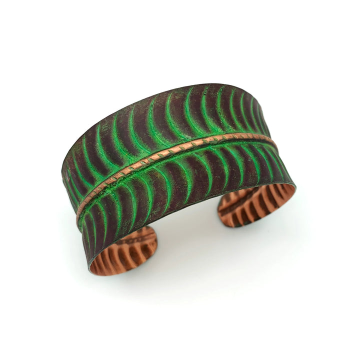 Anju Copper Patina Cuffs
